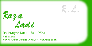 roza ladi business card